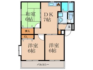 メゾンド大黒の物件間取画像